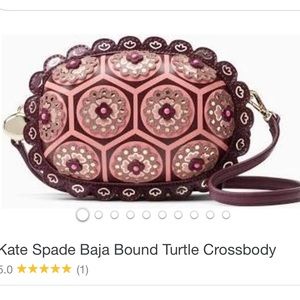 Kate Spade Baja Bound Turtle Crossbody Bag/Clutch